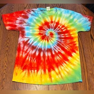 Rainbow Spiral Tie Dye Pride Shirt